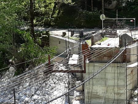 GRADNJA MOSTU ČREŠNJICA V SOČI 7